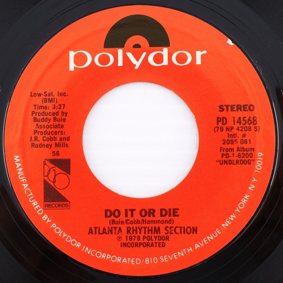 Atlanta Rhythm Section – Do It Or Die / My Song 45 rpm 7" Single Record PD 14568 - Picture 1 of 7